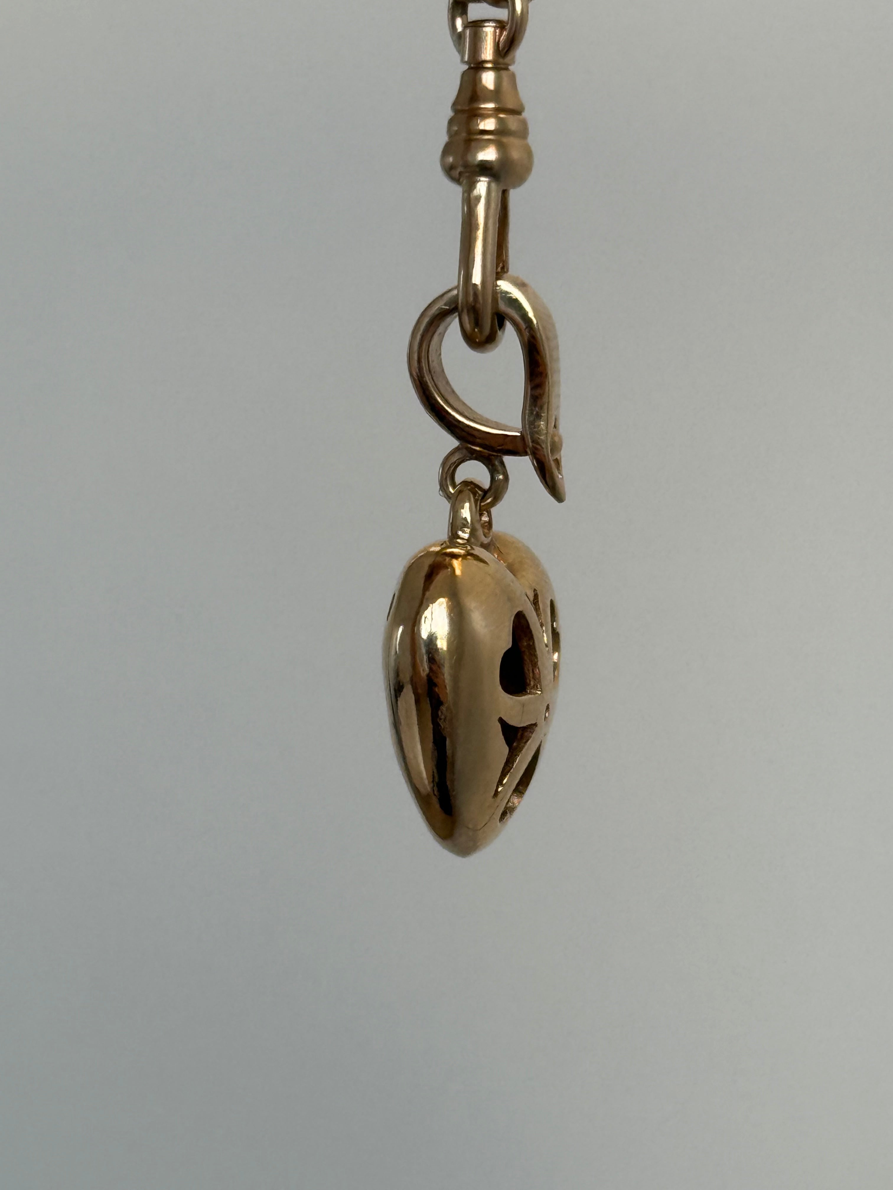 Diamond Heart Lucky Charm