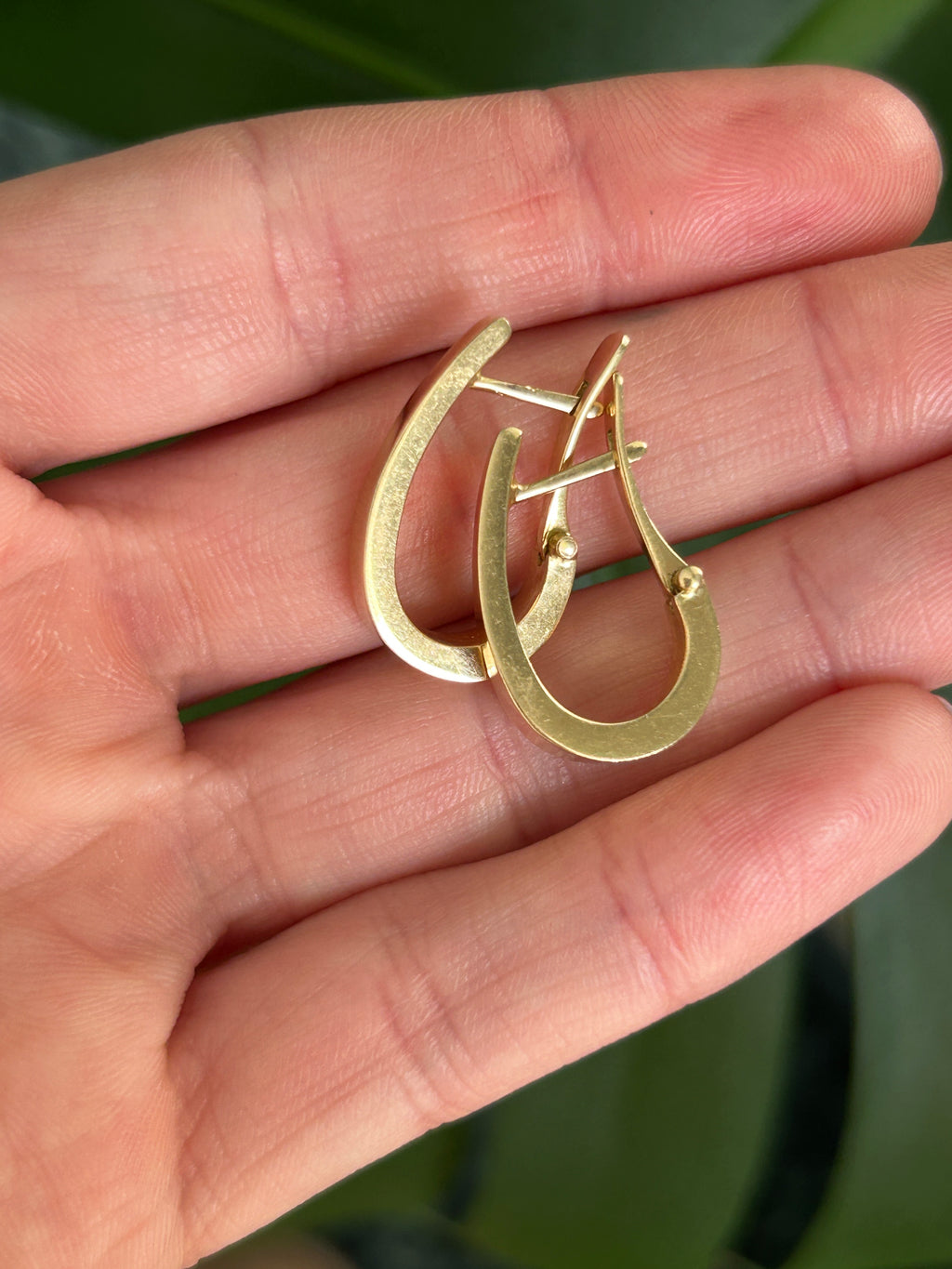 Teardrop Snap Earrings