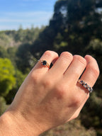 Sapphire Diamond Pinky Ring