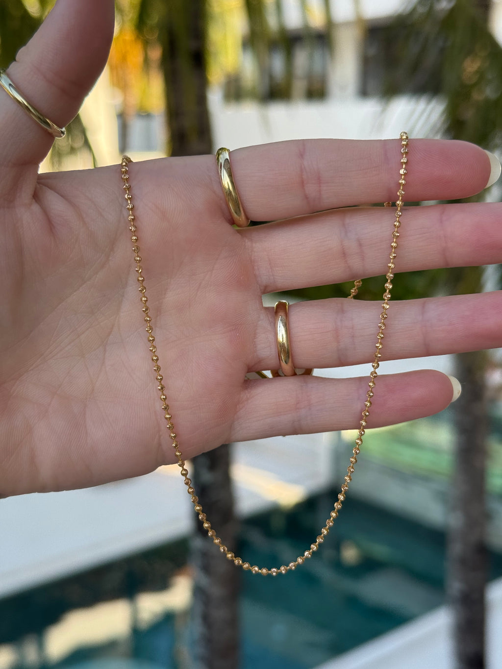 Diamond Cut Ball Chain