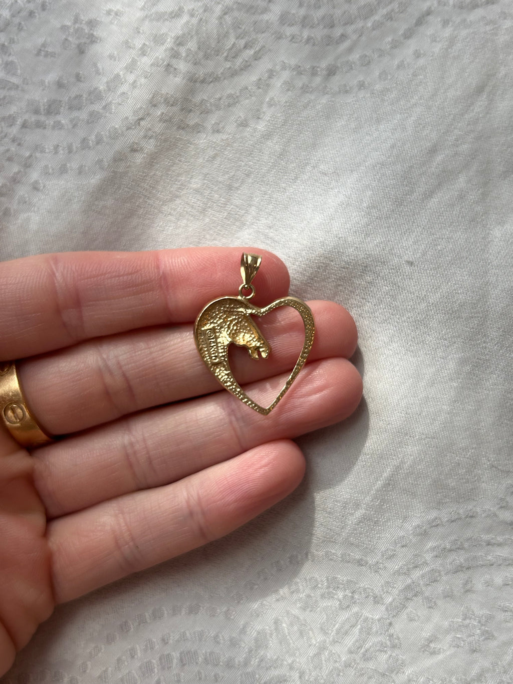 Horse Heart Charm