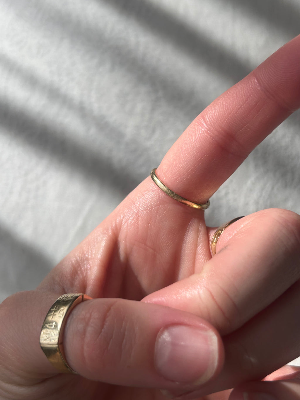 Teardrop Signet Ring