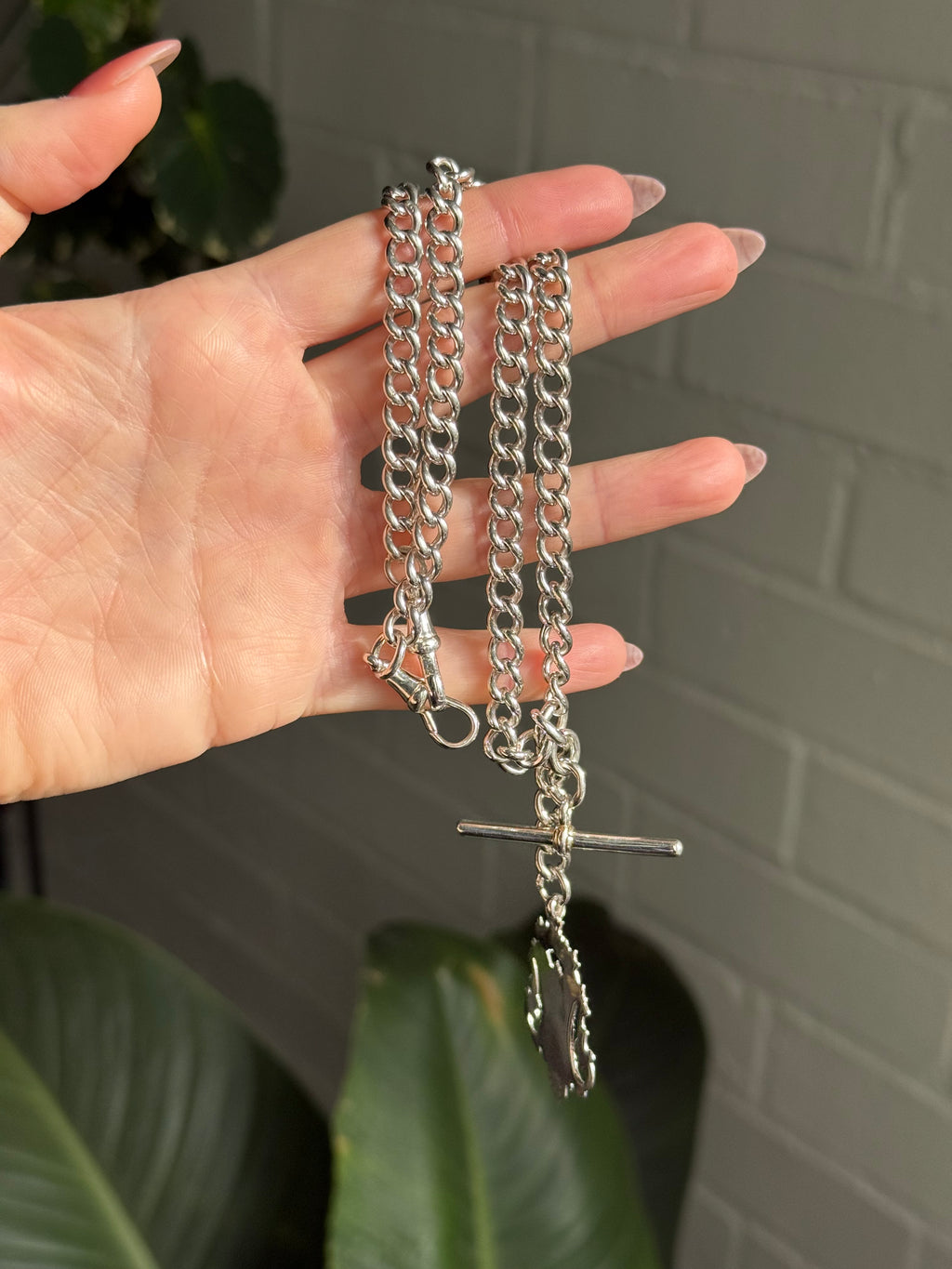 Solid Antique Albert Watch Chain