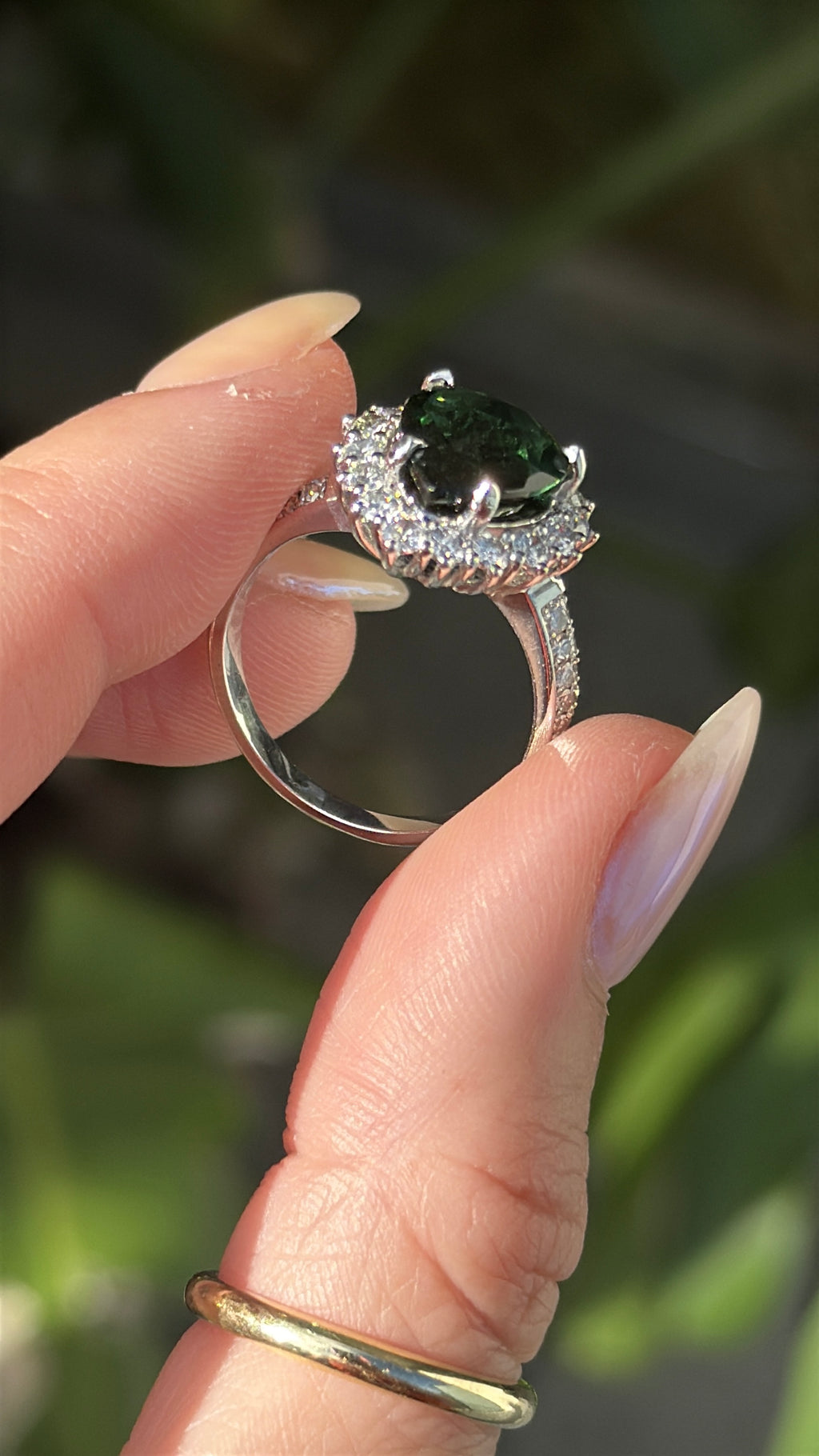 Teardrop Diamond Cocktail Ring