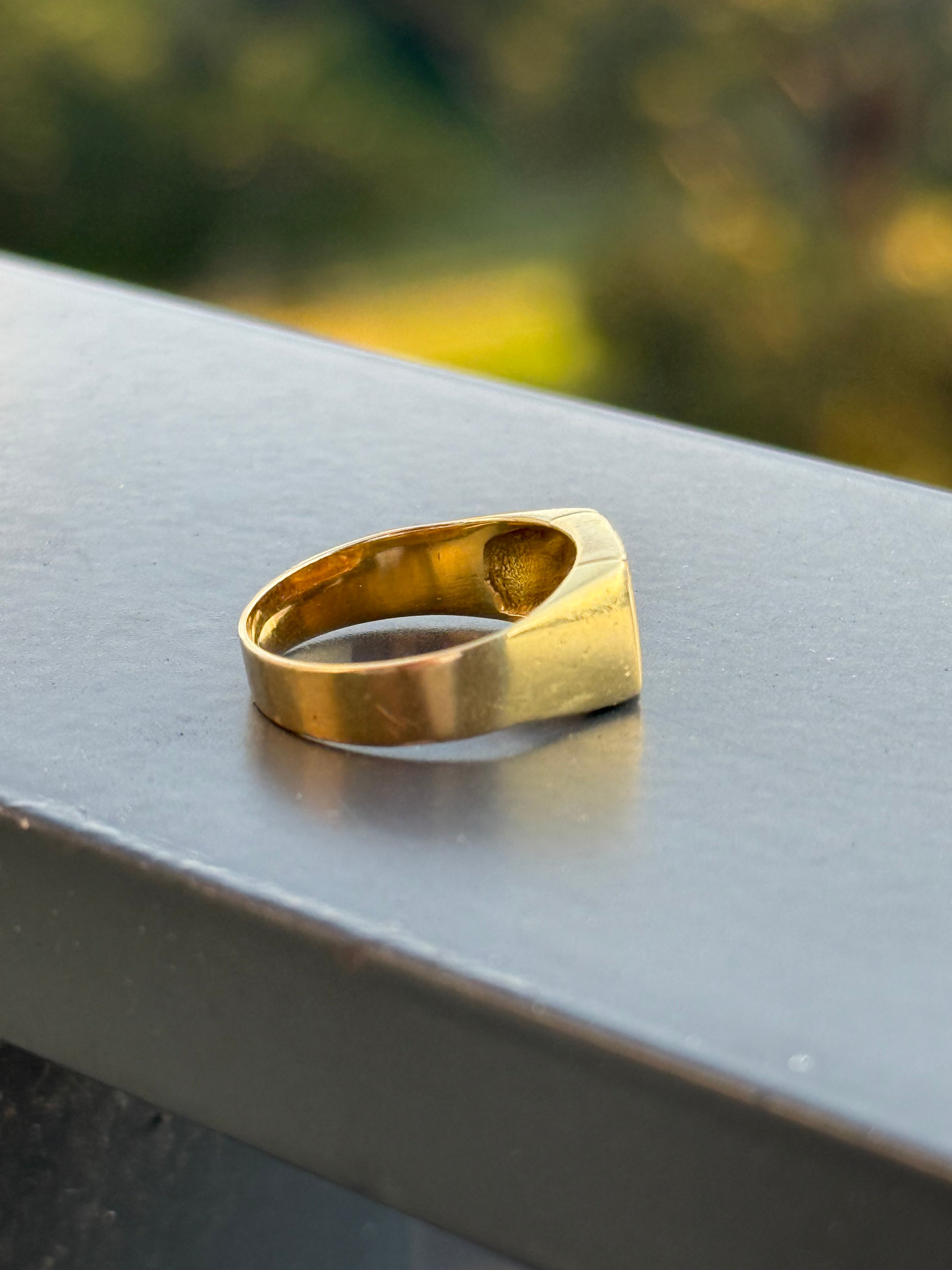 Diamond Starburst Signet