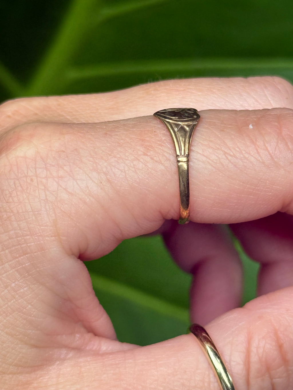 A Heart Signet Ring