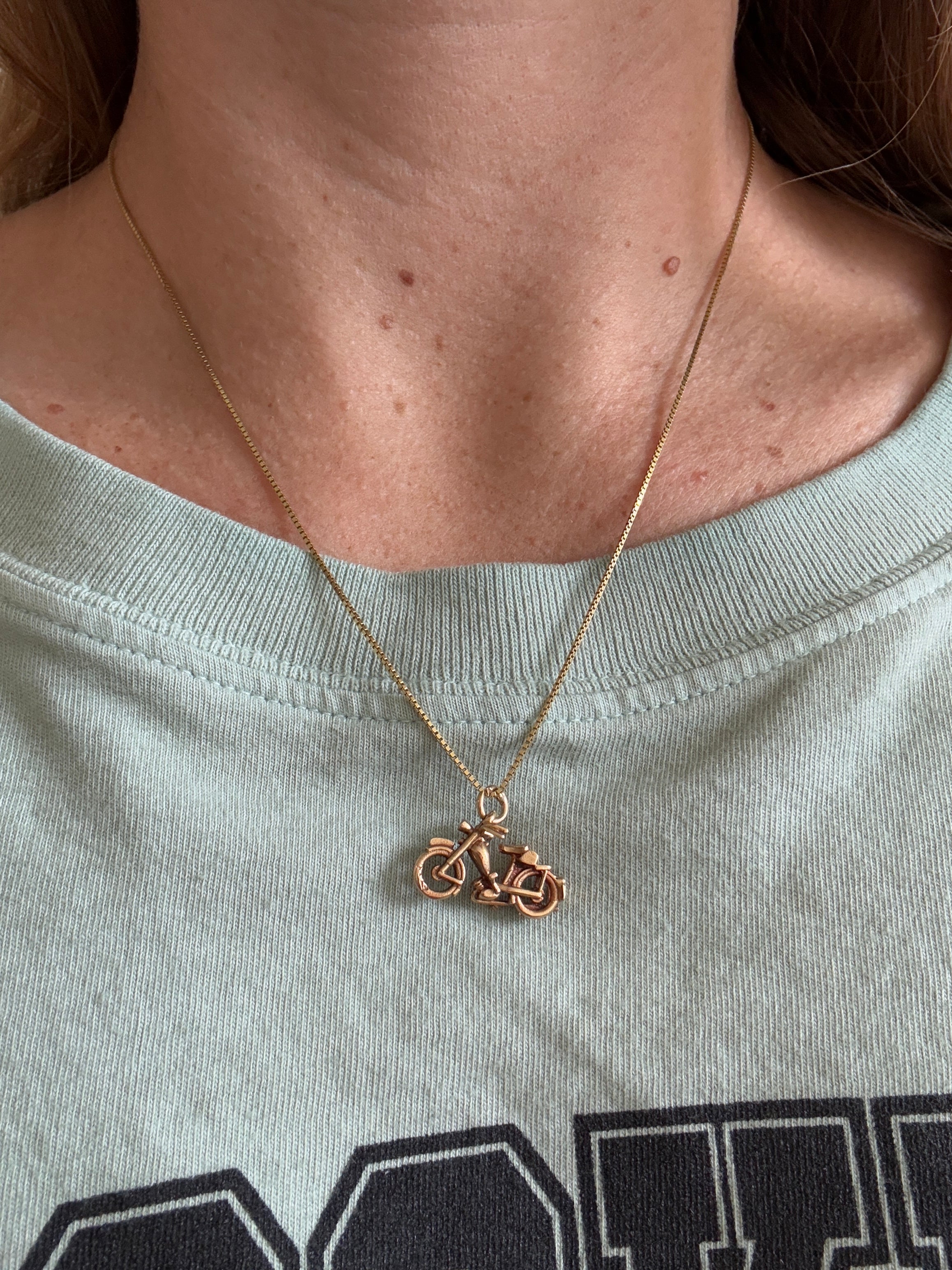 Articulated Motorcycle Charm