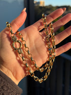 Chunky Diamond Bolt Rolo