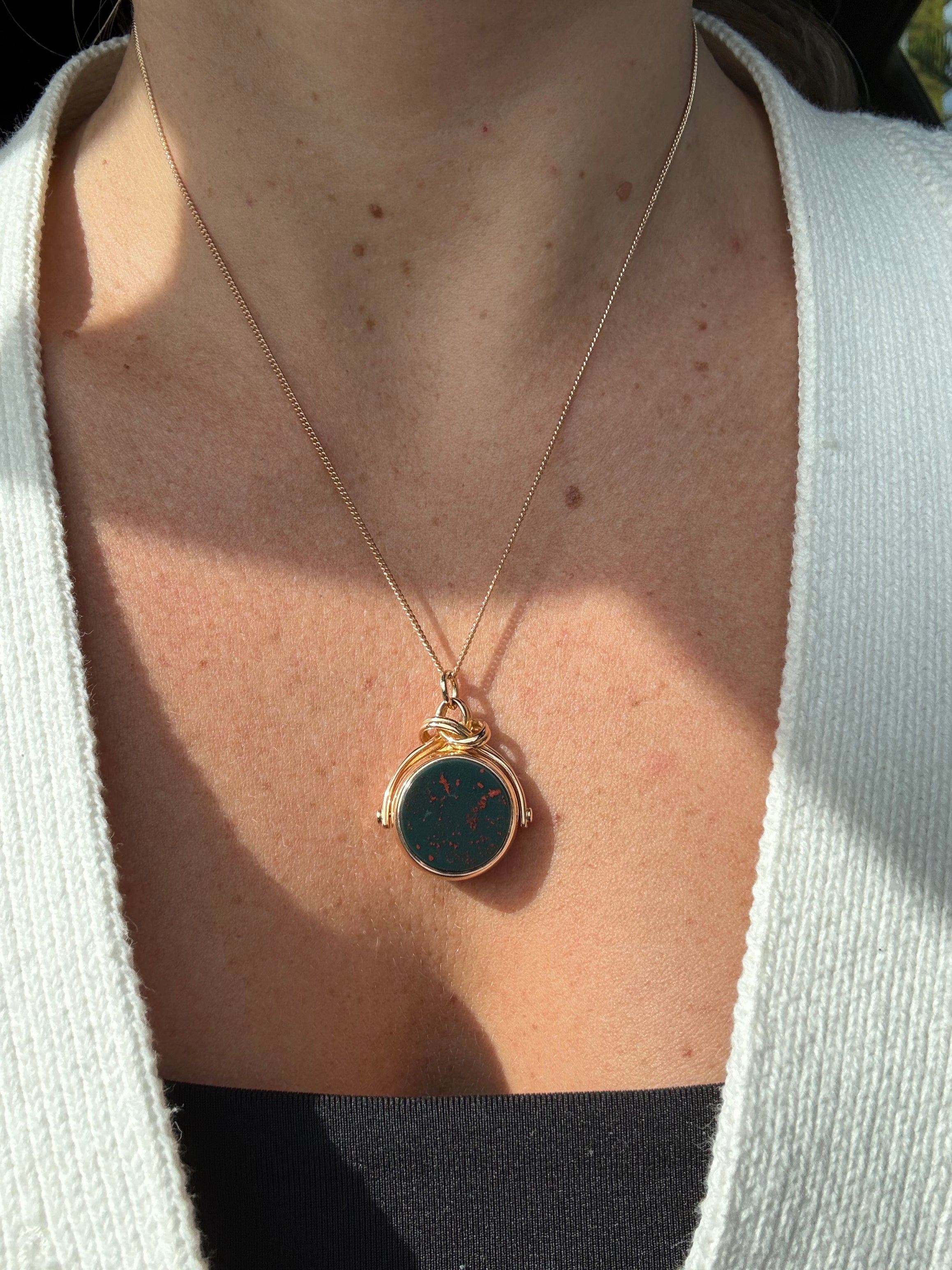 Bloodstone Carnelian Antique Talisman