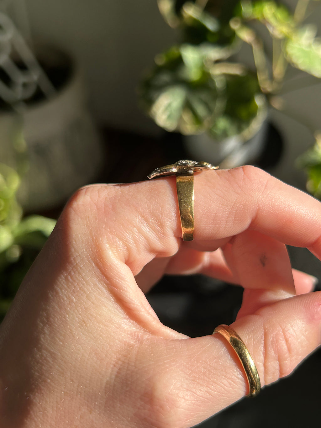 Diamond Butterfly Ring