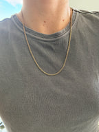 Solid Antique Cowen Curb Chain