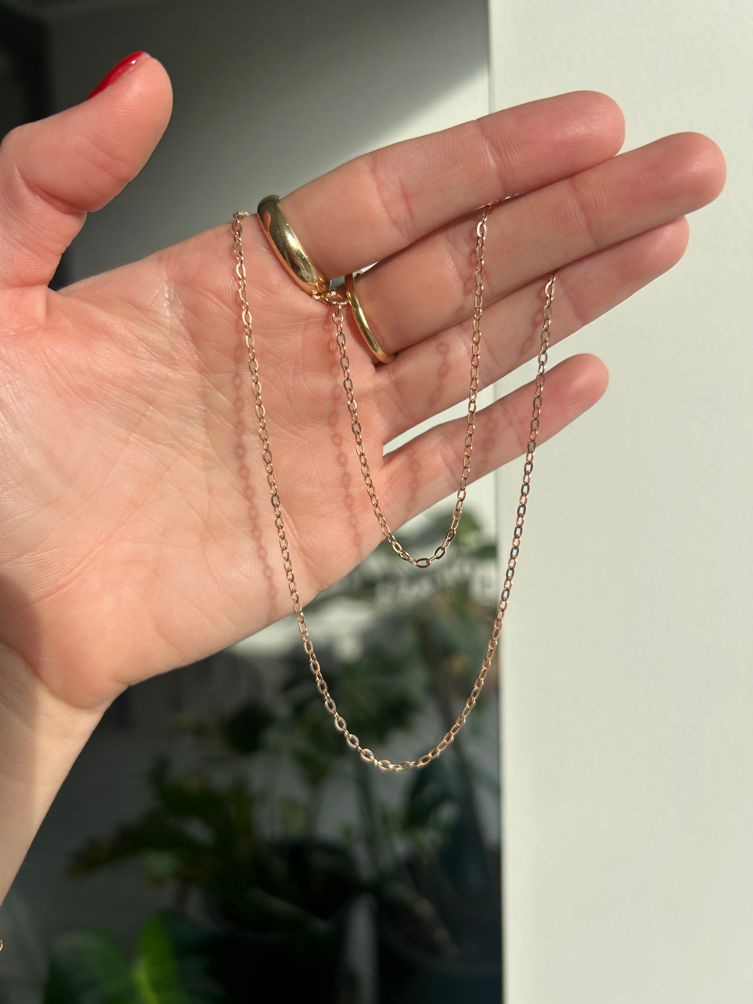 Rose Gold Cable Chain