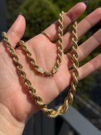 Graduated Vintage Rope Chain