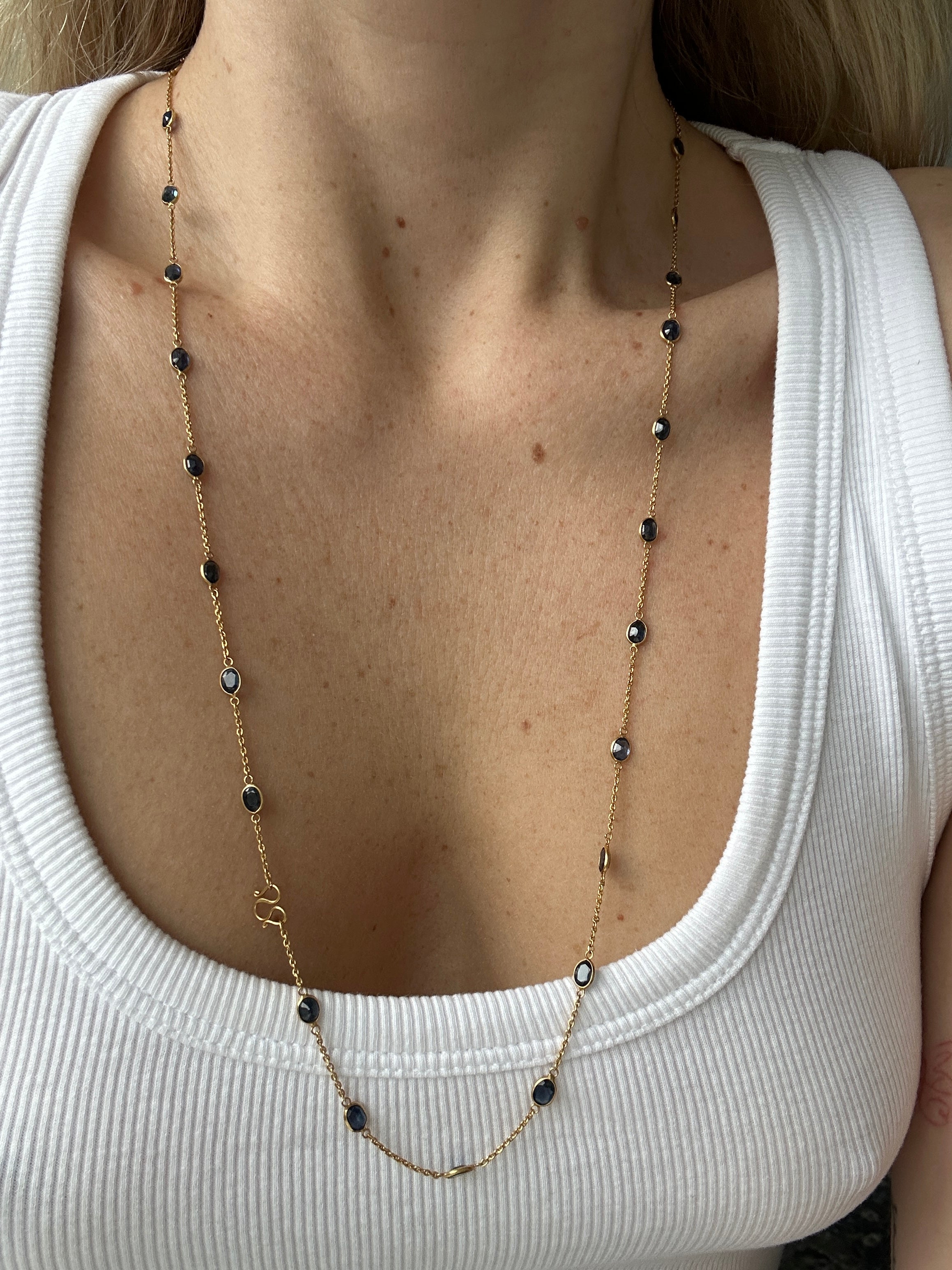 Sapphire Gemstone Strand