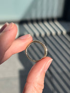 Champagne Diamond Stacker Band