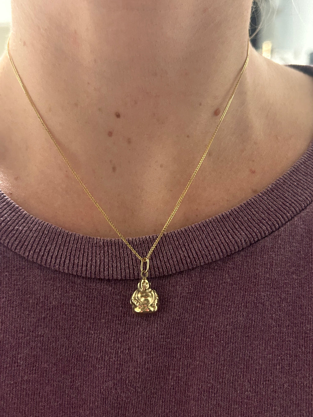 Mini Puffy Buddha Charm