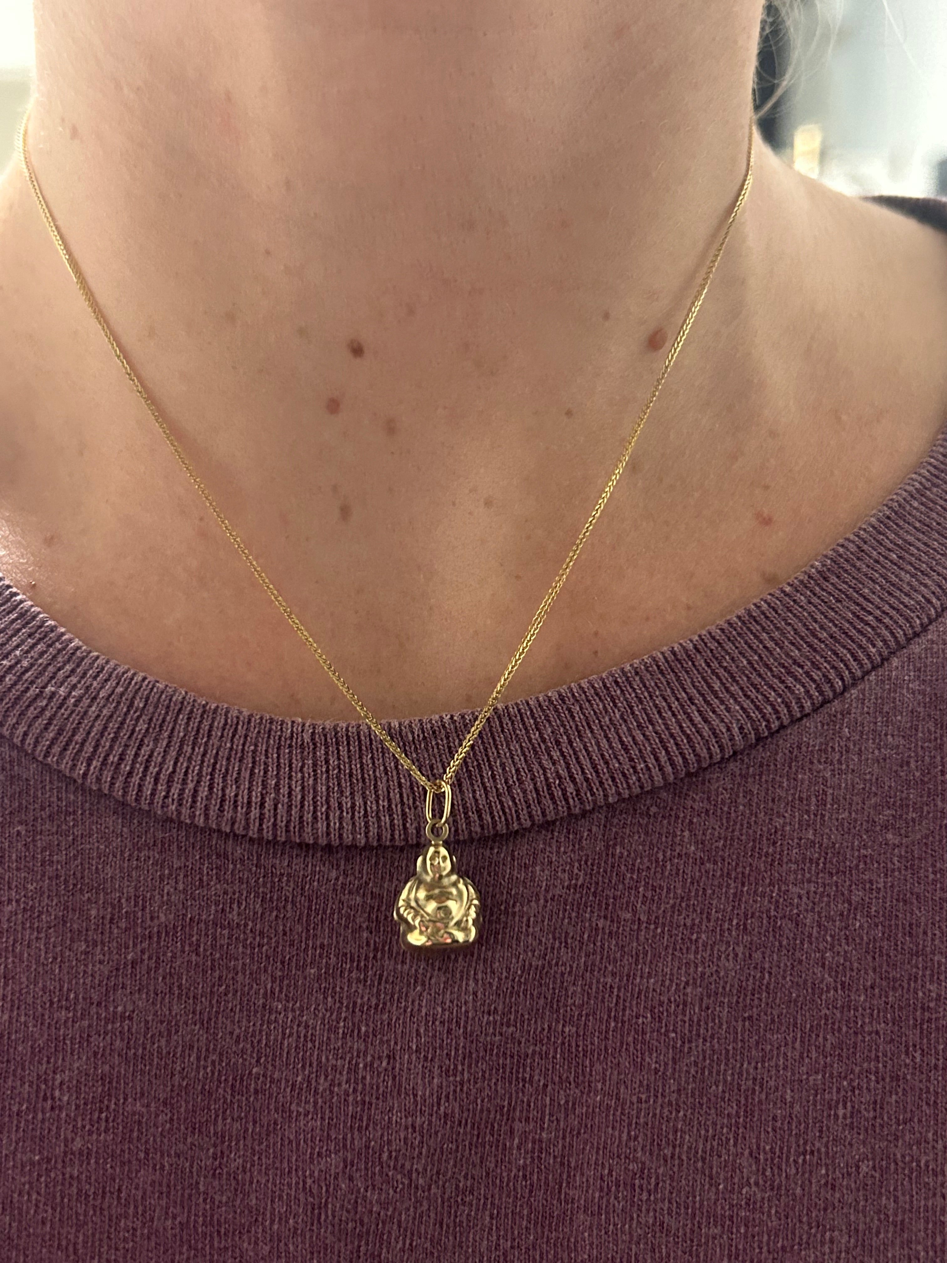 Mini Puffy Buddha Charm