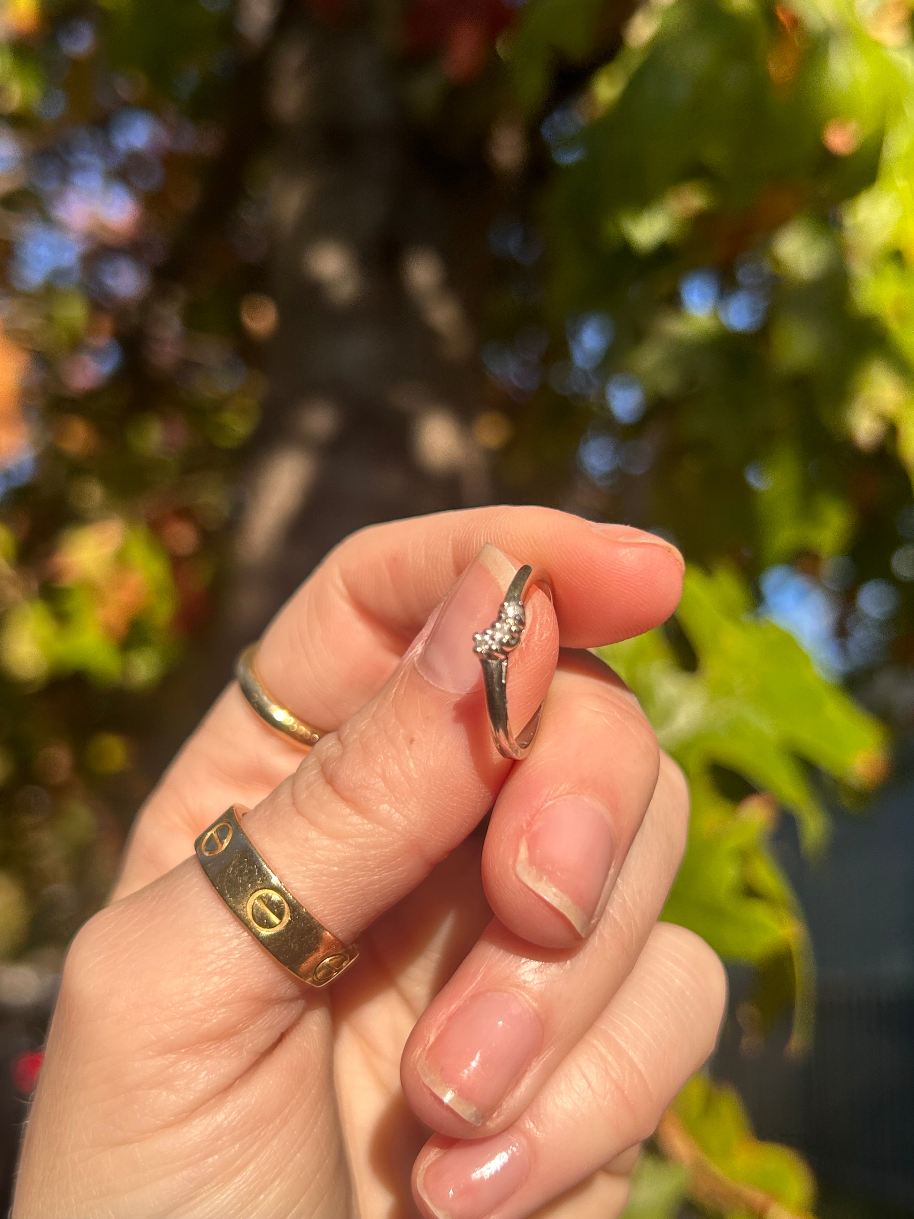 White Gold Diamond Band