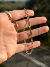 Load image into Gallery viewer, Antique Diamond Bar Bracelet
