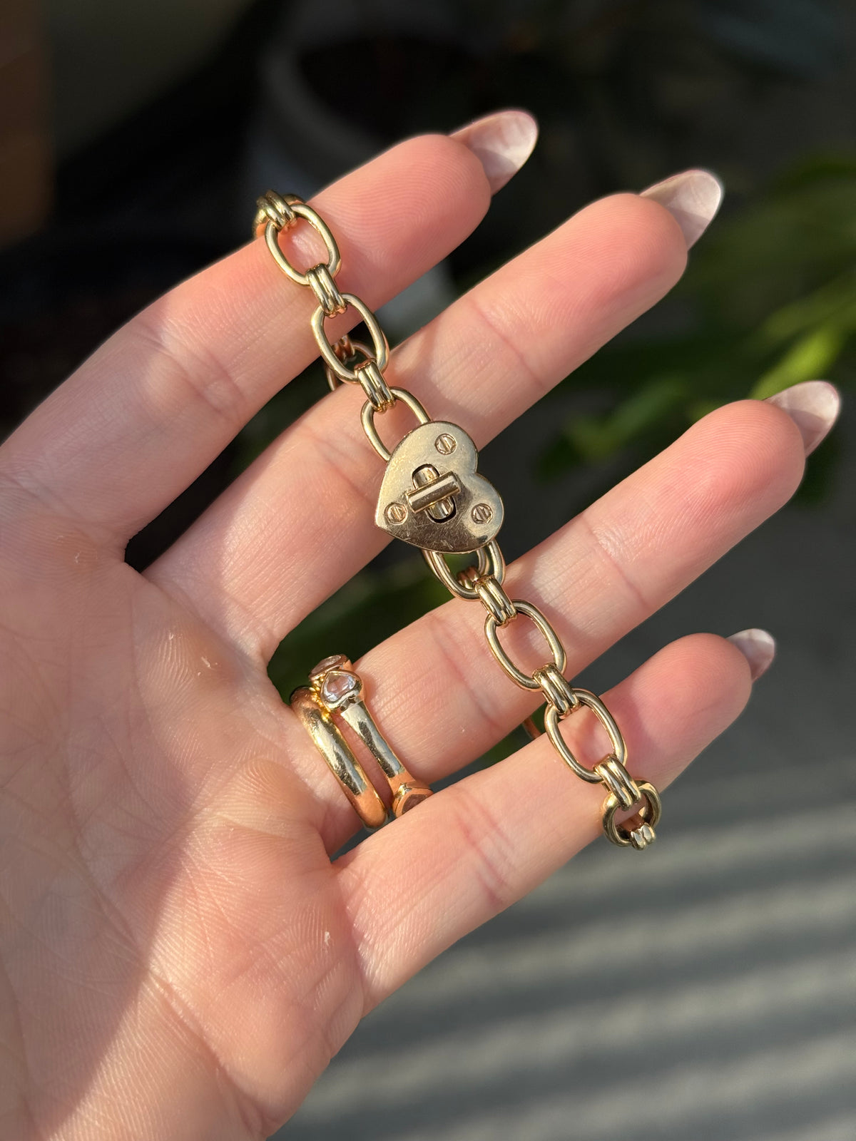 Heart Lock Bracelet