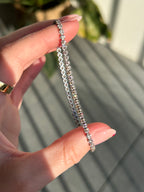 Sterling Silver Diamond Tennis Bracelet
