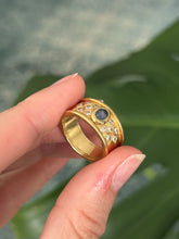 Load image into Gallery viewer, Diamond Sapphire Band
