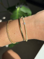 Flower Diamond Bangle