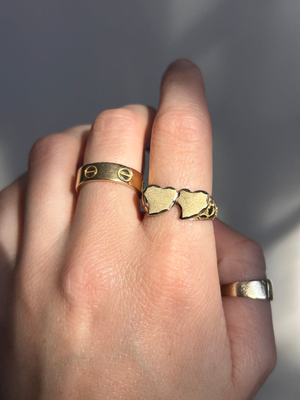 Double Heart Ring