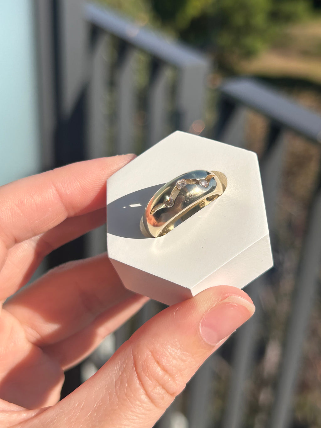 Diamond Dome Ring