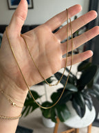 Long Solid Box Chain