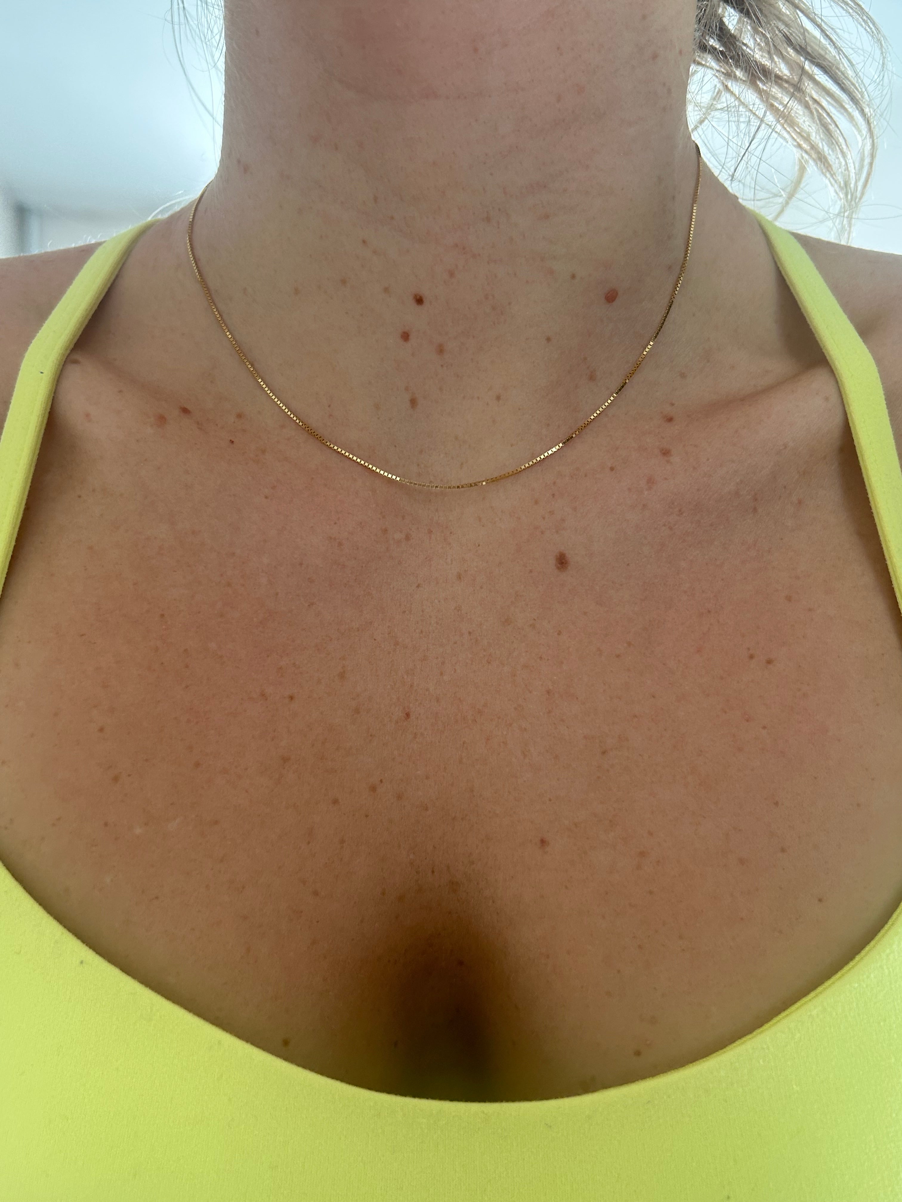 Dainty Shiny box Chain