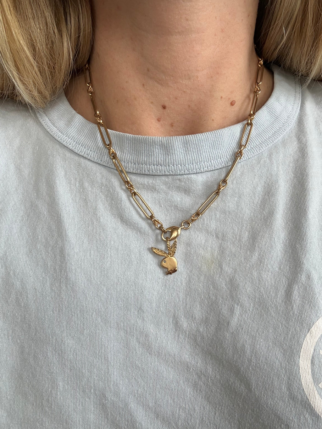Solid Love Knot Trombone Chain