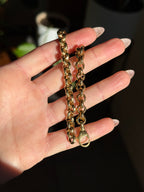 Diamond Cut Shimmery Rolo Bracelet