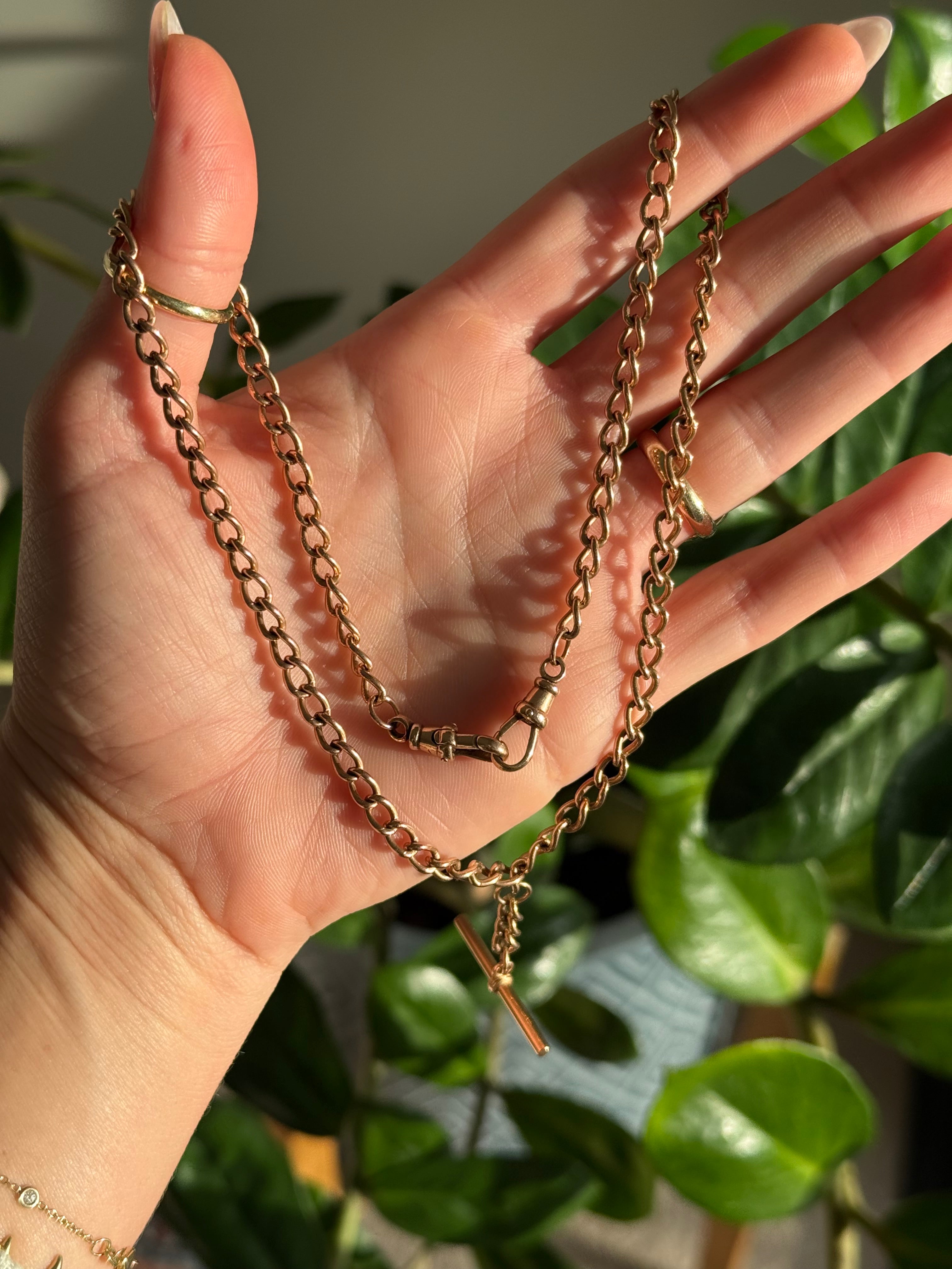 Solid Albert Watch Chain