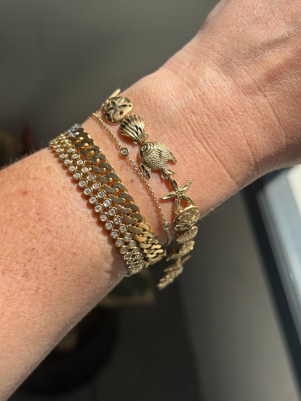14k Mermaid Bracelet