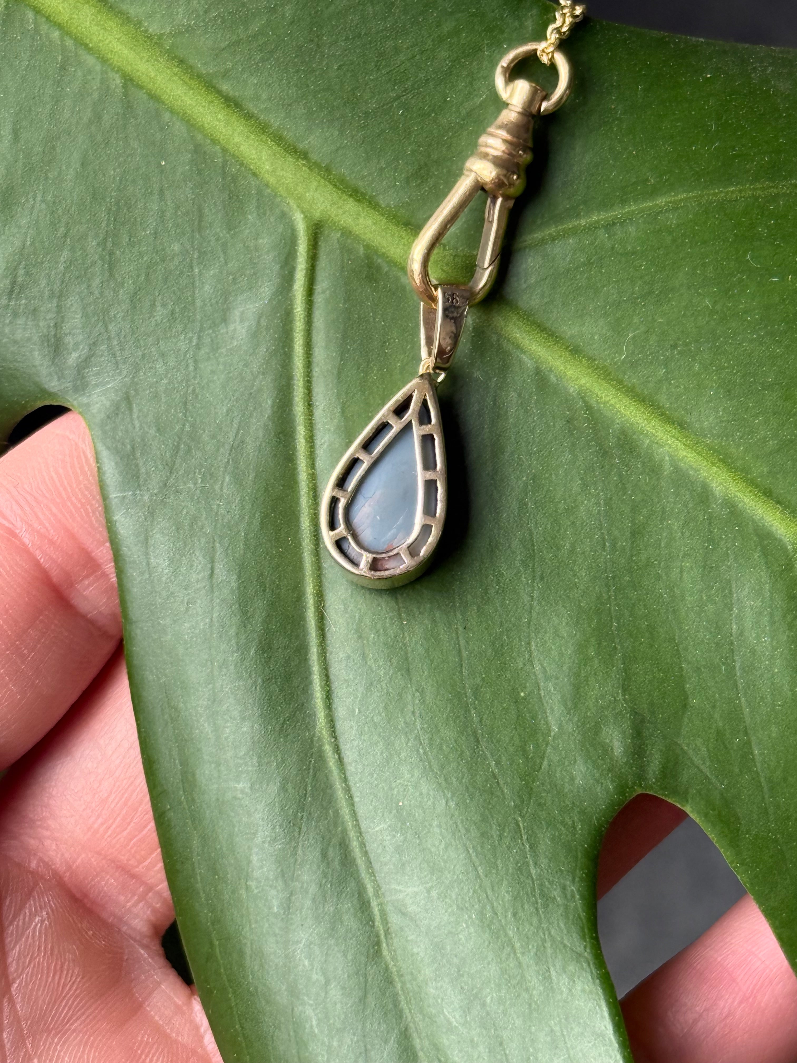 Teardrop Opal Charm