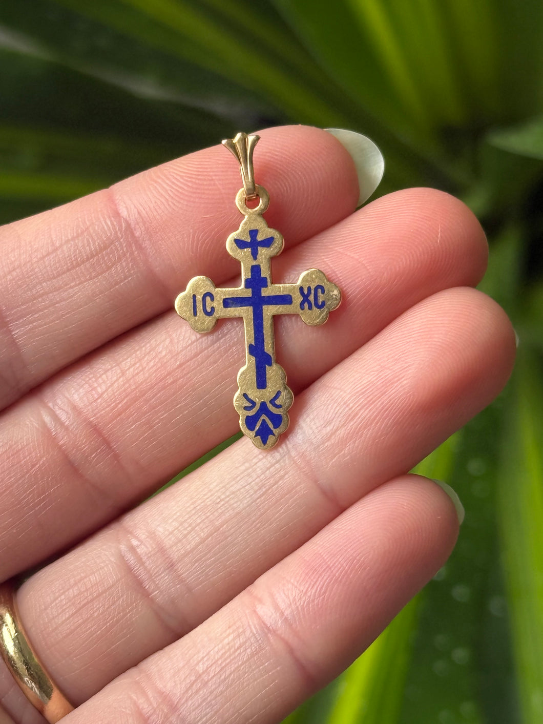 Enamel Cross