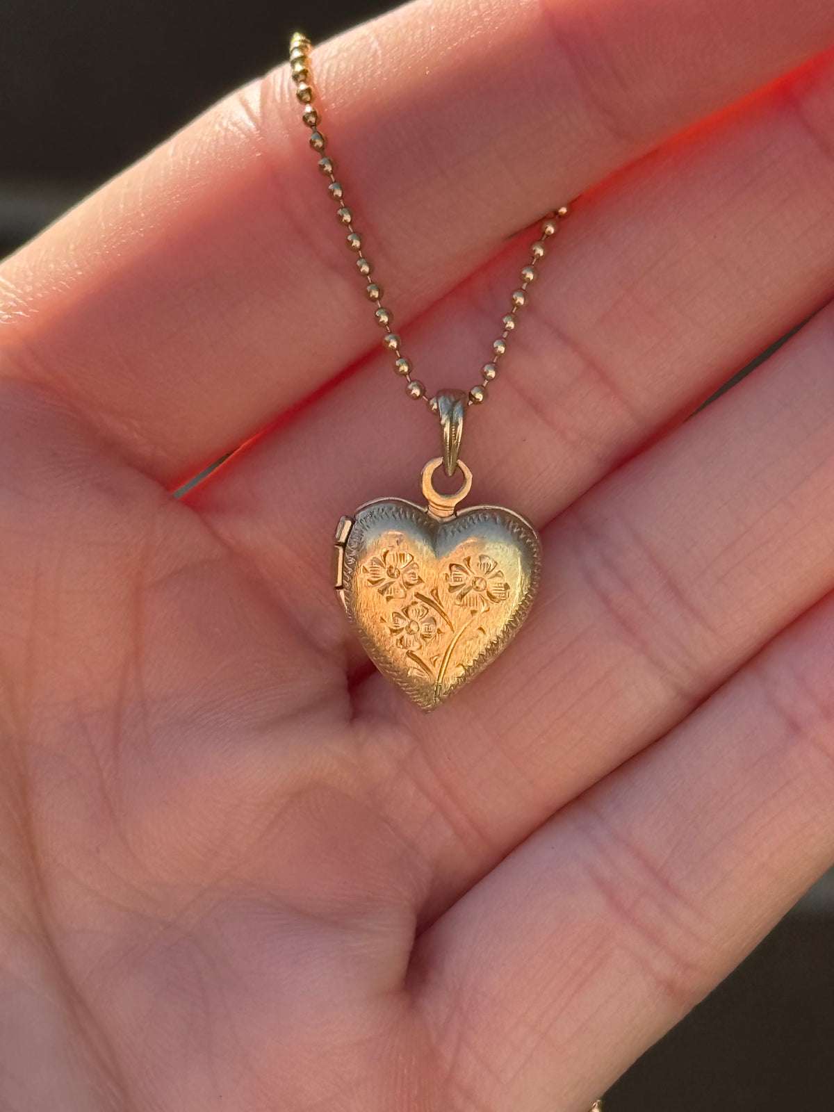 Mini Floral Locket