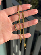 Solid Flat Snail Chain