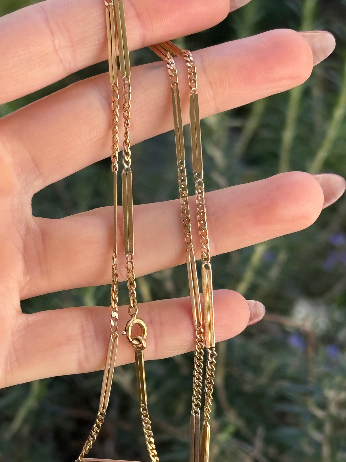 Long Bar Curb Chain