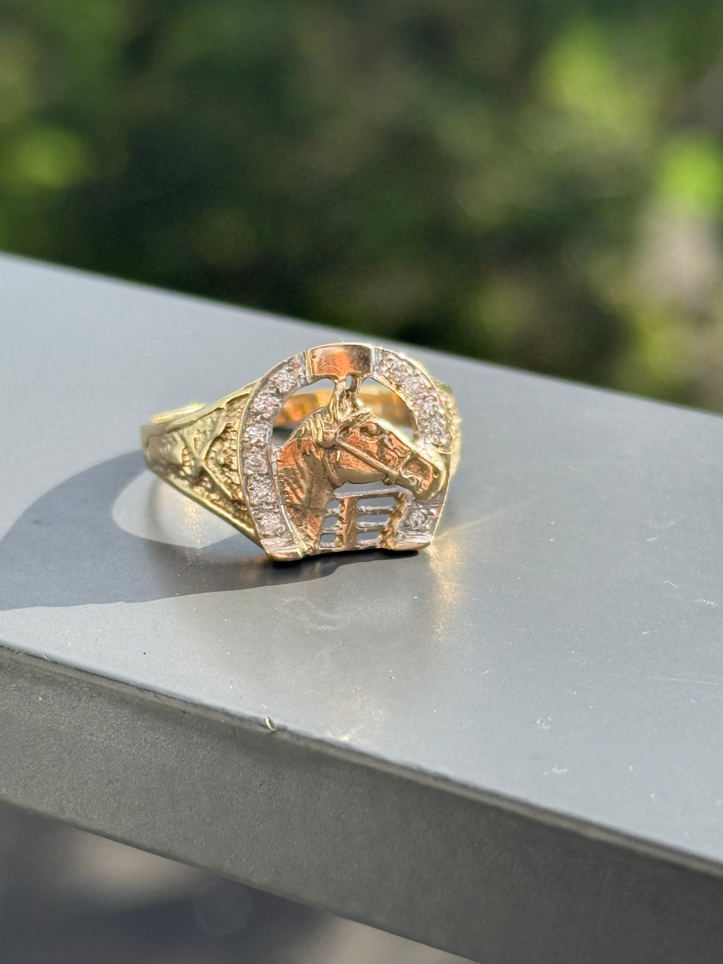 Diamond Horseshoe Ring