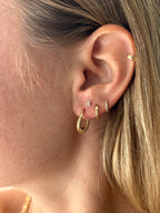 Mini Puffy Croissant Hoops