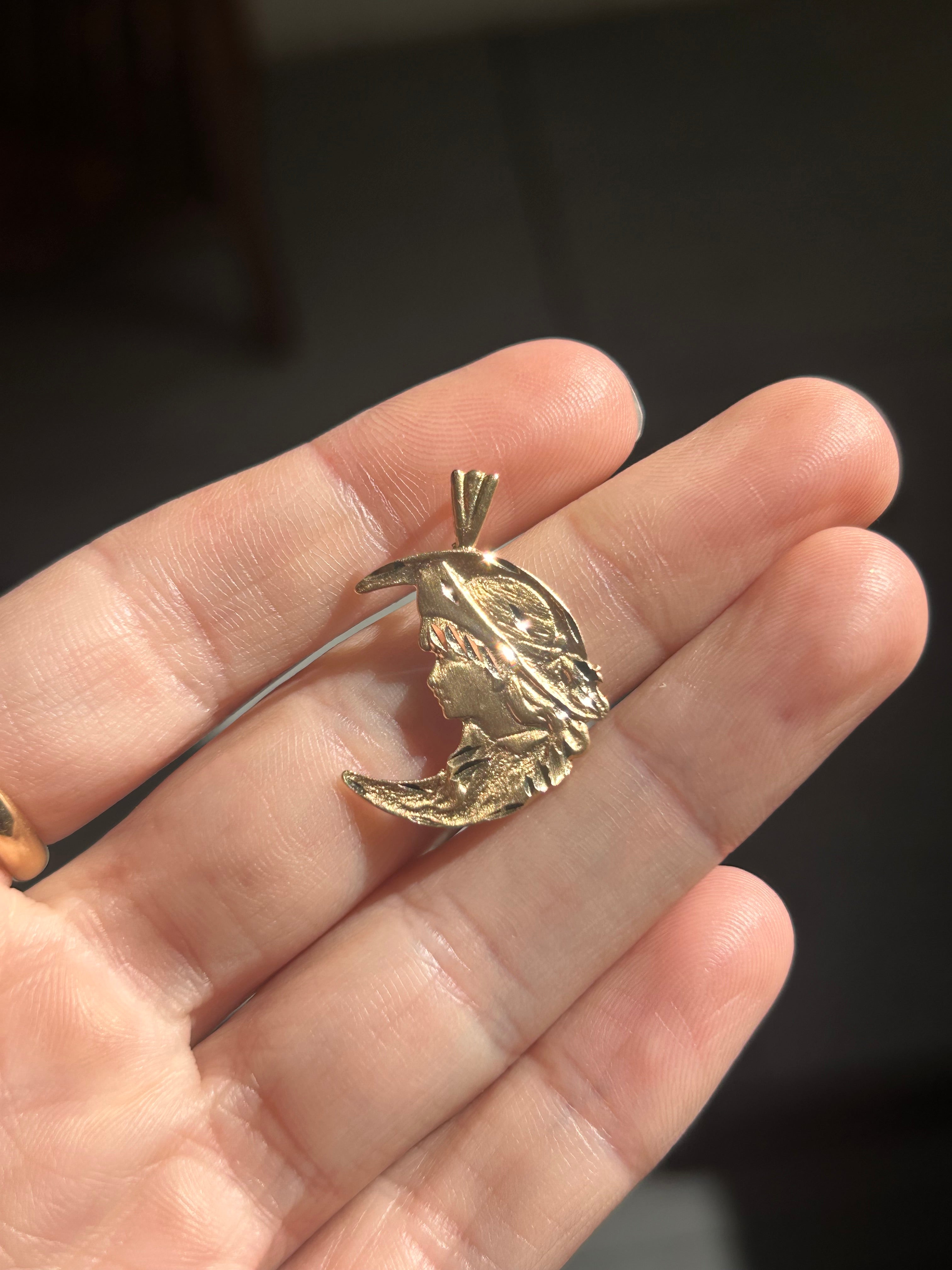 Lady Fortuna Moon Charm