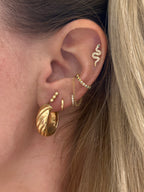 Three Dot Flat Back Stud