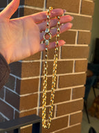 Chunky Diamond Bolt Rolo
