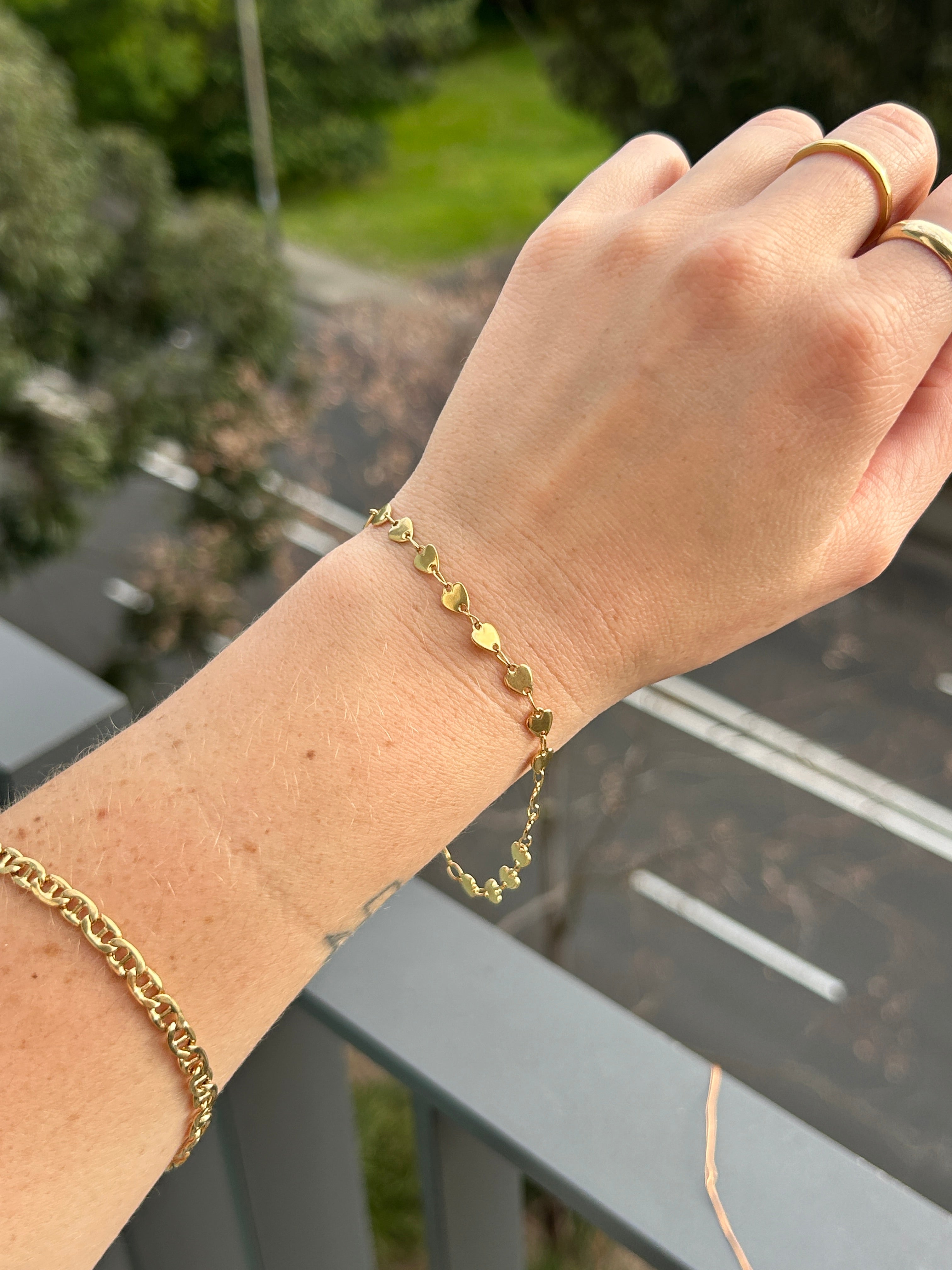 Heart Petal Bracelet