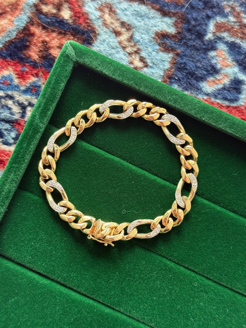 Diamond Figaro Bracelet