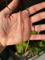 Long Solid Rolo Chain