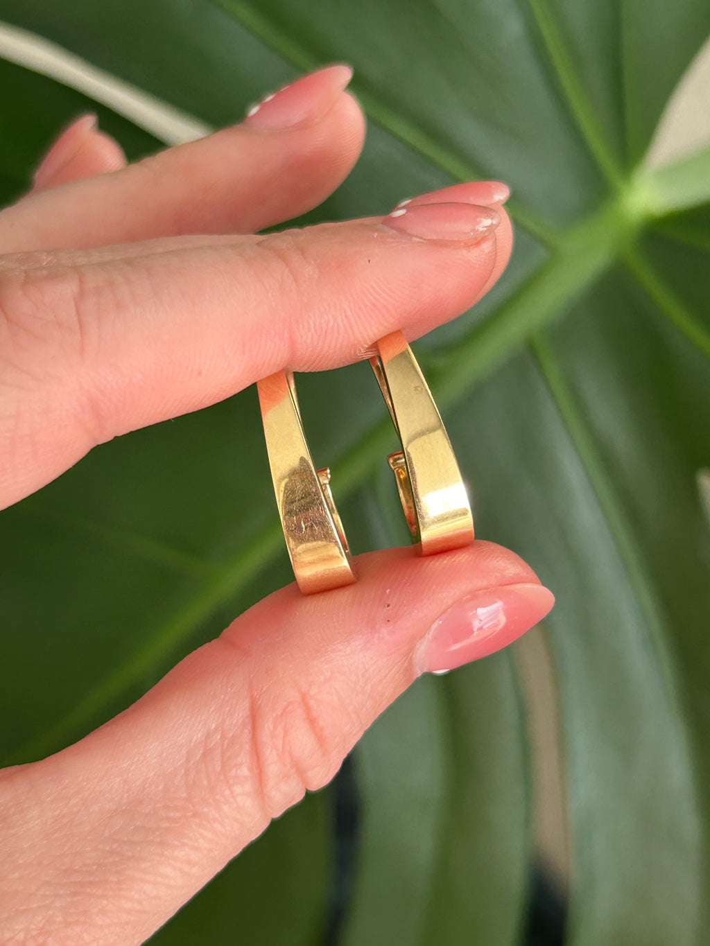 Teardrop Snap Earrings