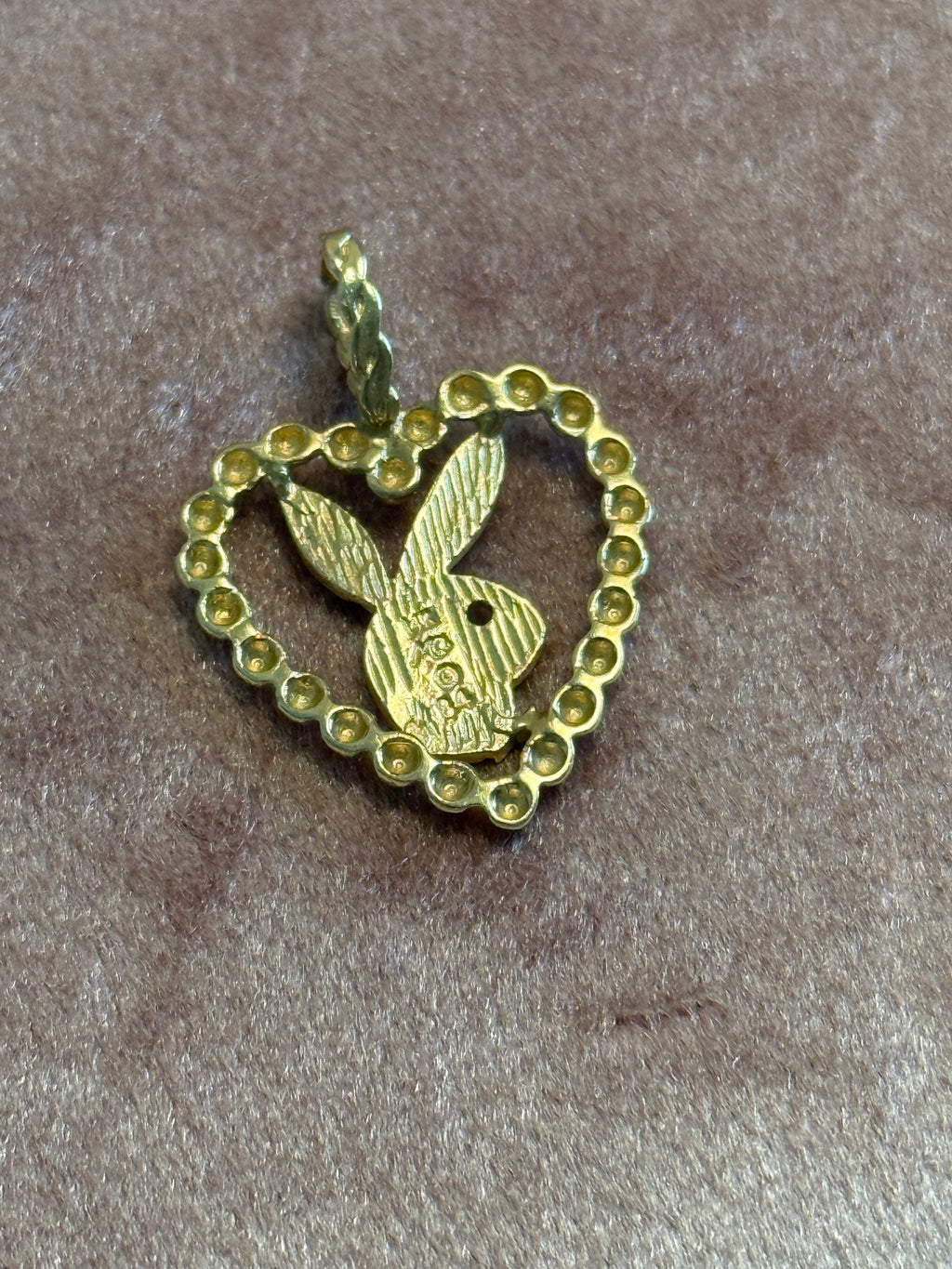 Playboy Bunny Heart Charm